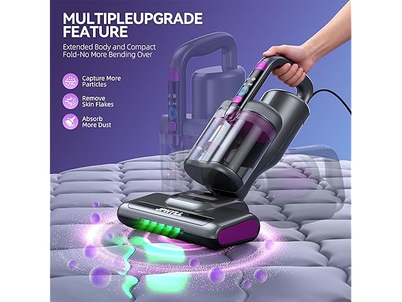20Kpa Suction Bed Vacuum Cleaner