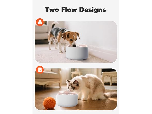 WOPET Premium Ceramic Cat Water Fountain