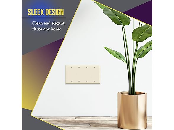 ENERLITES Blank Device Wall Plate