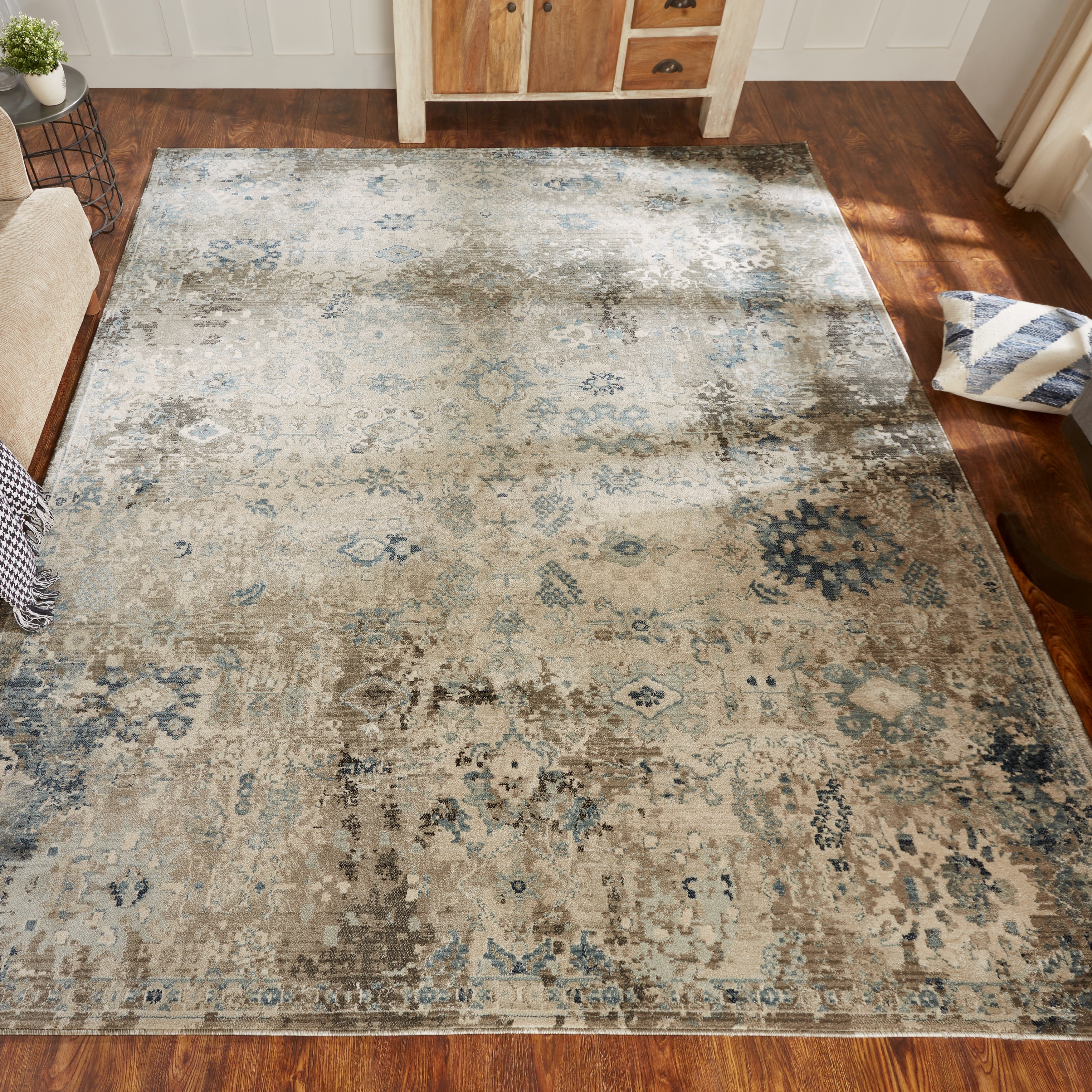 Theory Abstract Area Rug - Gallery 44