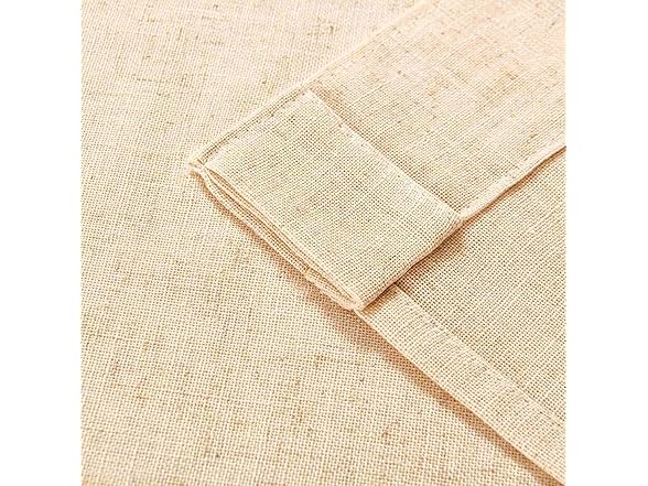 Joydeco Linen Curtains 96" Long 2 Panels