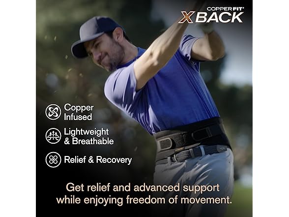Copper Fit X-Back Brace for Back Pain