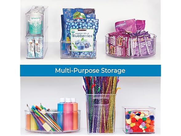 iDesign Recycled Plastic Lazy Susan Turntable