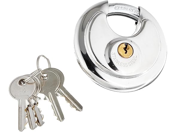 OnGuard Bull Mastiff Round Key Padlock