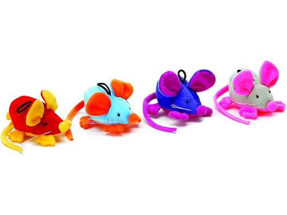 SPOT Rattle Clatter Mouse Catnip Cat Toy, Plu