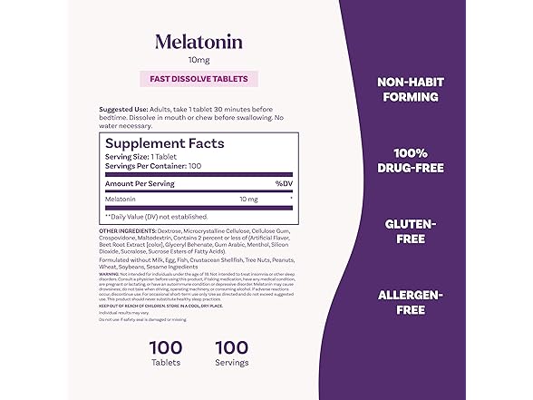 Natrol Melatonin 10mg 100ct