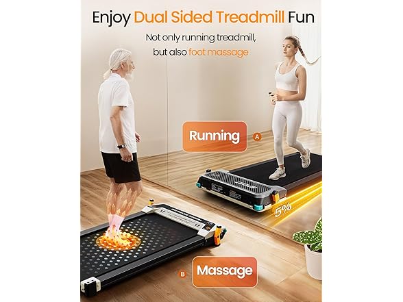 AKLUER Walking Pad with Incline