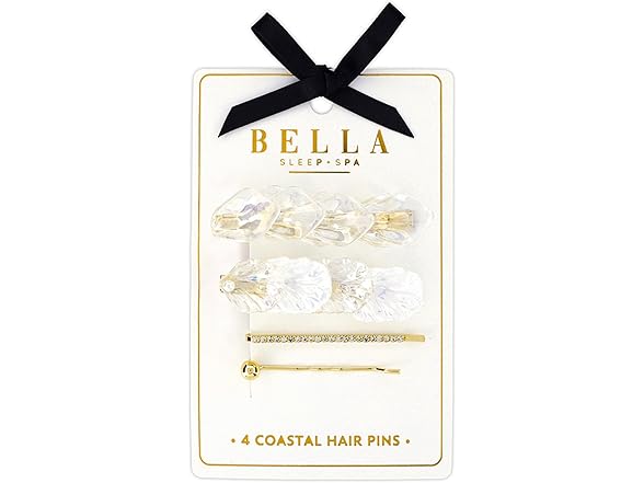  Gold Hair Pins  Pearl Shells