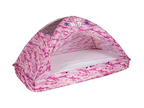 Pacific Play Tents 19781 Kids Pink Camo Bed Tent Playhouse