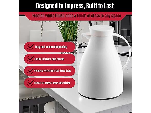 TableCraft 50oz (1.5L) Plastic Coffee Carafe