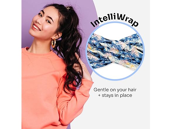 Wet Brush Headwrap Blue Tie Dye, 1 CT