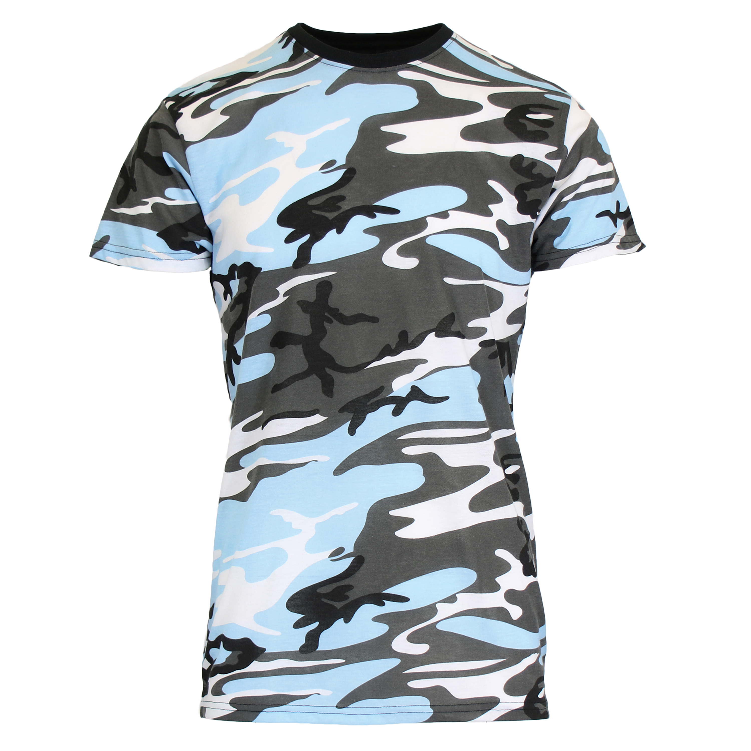1 & 3Pk Womens S/S Crew Neck Camo Tee - Gallery 21