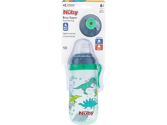 Nuby 2-Stage Busy Sipper Cup