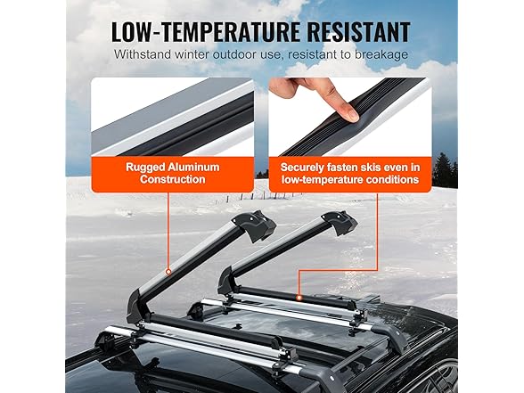 VEVOR Ski and Snowboard Roof Rack