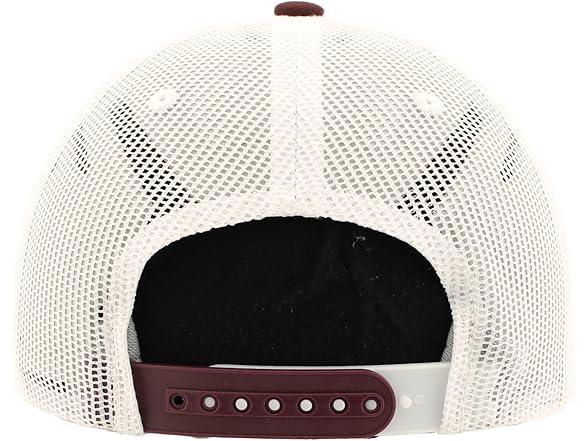 AGGIES Snapback Big Rig White Team Color