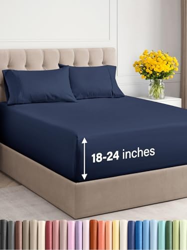 4 Piece Extra Deep Breathable Sheet Set