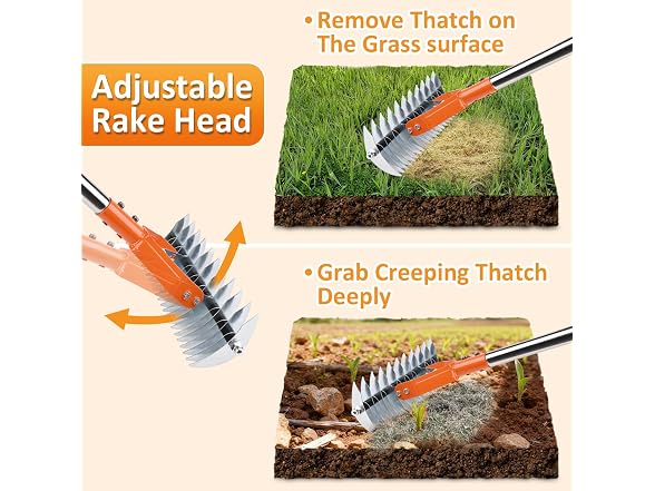 Hivenlly 15" Thatch Rake - Gallery 5