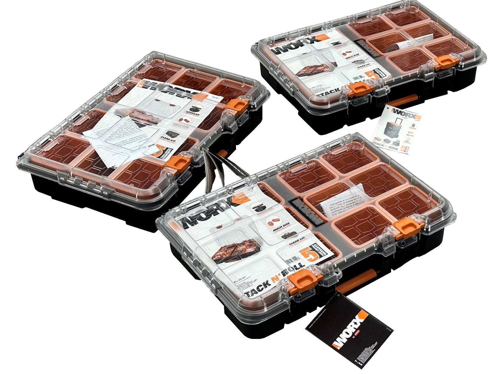 Worx Stack N' Roll 12 Compartment Organizer- 3PK - Gallery 7