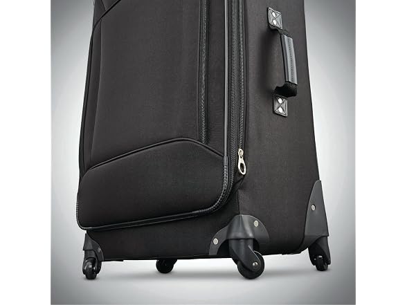 American Tourister Fieldbrook XLT Softside Upright Luggage, Black, 3-Piece Set