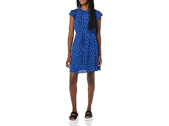 Bright Blue Ditsy Floral