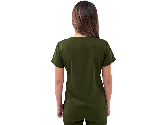 Adar Medical Uniforms Women (L) Adar Scrubs Olive