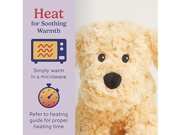warmies Junior Microwavable & Weighted Golden Dog
