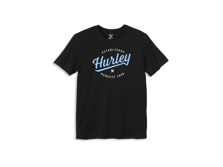 Hurley HSP21VMT-02047 S Hurley Logo Graphic Tee Black