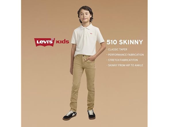 Levi's 510 Skinny Destructed Jeans