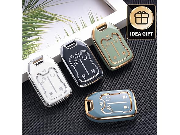 CHEZENHUI for GMC Key Fob Cover