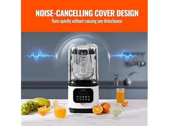 Professional Blender with Shield White
