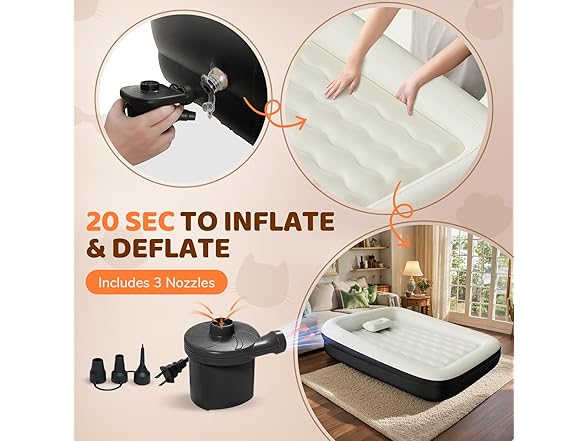 Abdtech Inflatable Toddler Travel Bed