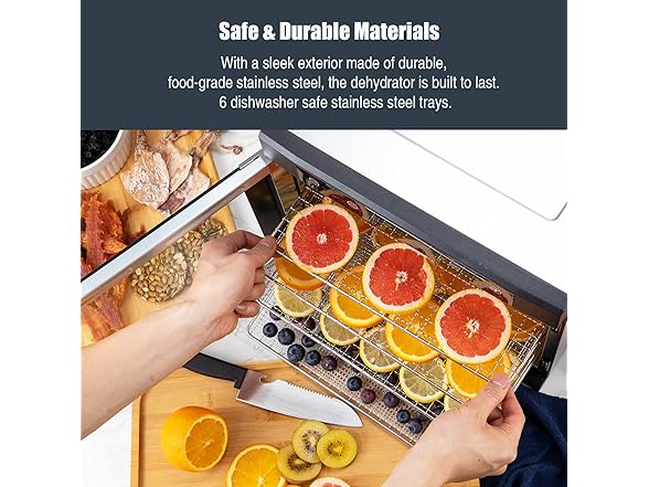 NutriChef Electric Countertop Food Dehyd