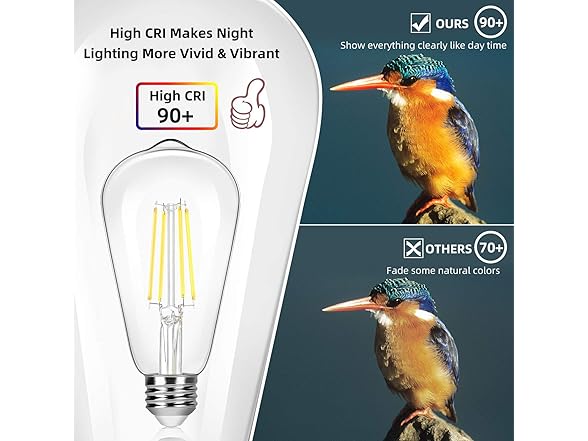 Brightever B089NTKF8P Dimmable Light Bulb 4-Pack