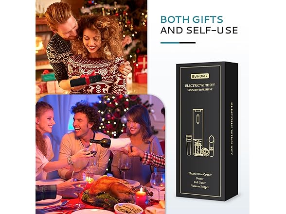 EUHOMY Electric Wine Opener Set