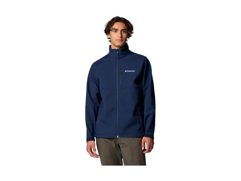 Columbia Men's Ascender Softshell Jacket, 2024 Collegiate Navy, Large