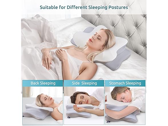 DONAMA Cervical Neck Pillow, Queen Size