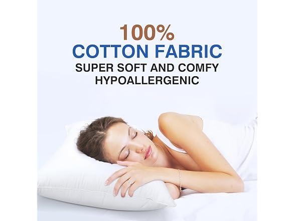 zibroges Feather Pillows Queen Set of 2