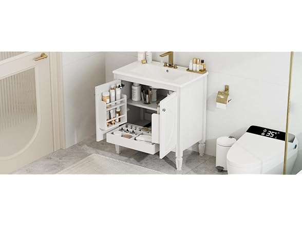 TREATLIFE Elegant 30" Bathroom Vanity with Sink