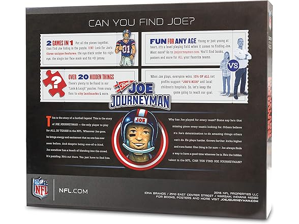 NFL Joe Cleveland Browns Puzzle