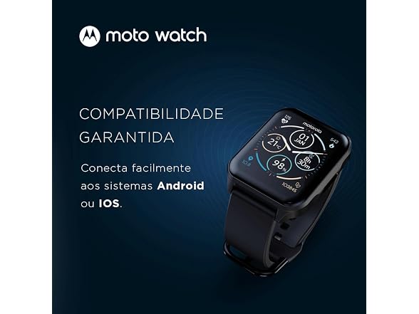 Motorola Moto Watch 70 1.69' Phantom