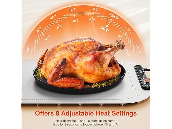 Warming Mat for Food, Voriah Electric