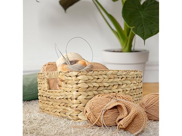 HOMESTEAD Water Hyacinth Storage Baskets