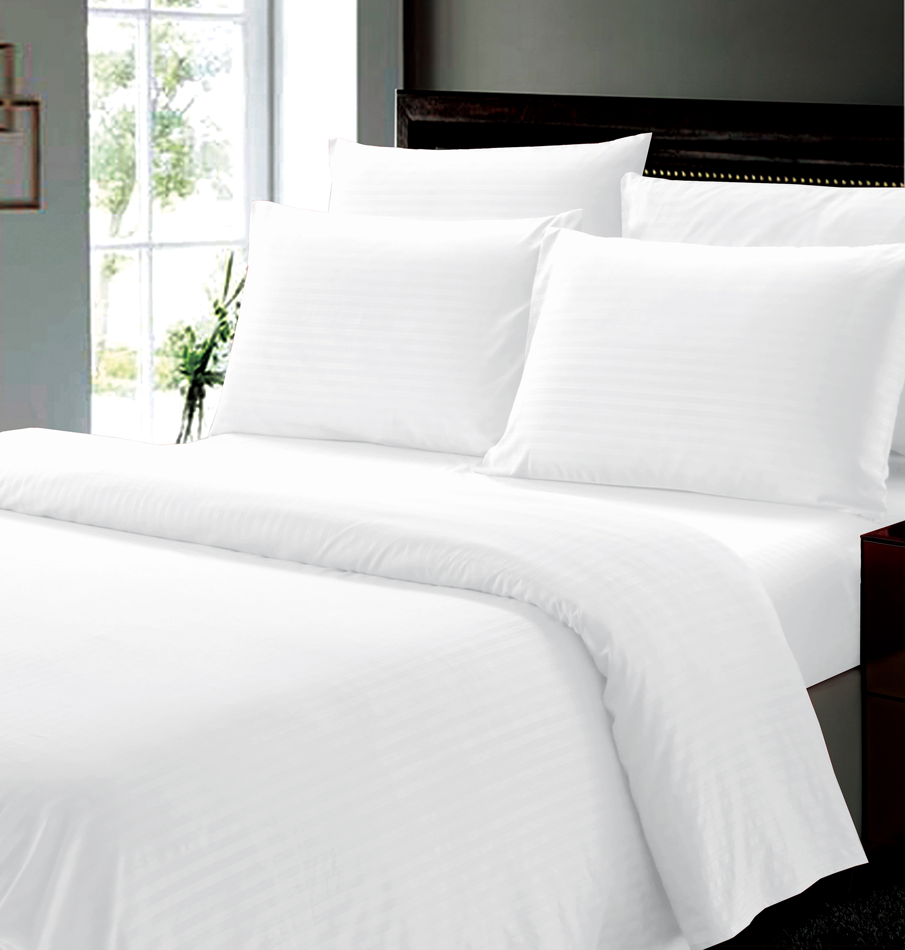 6-Piece Dobby Stripe Queen Sheet Set - Gallery 10