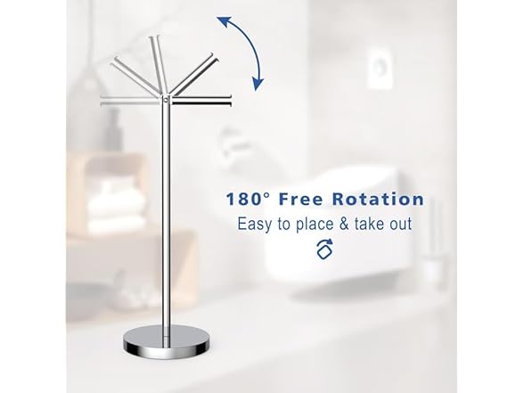 LHYMJRY Free Standing Toilet Paper Rack