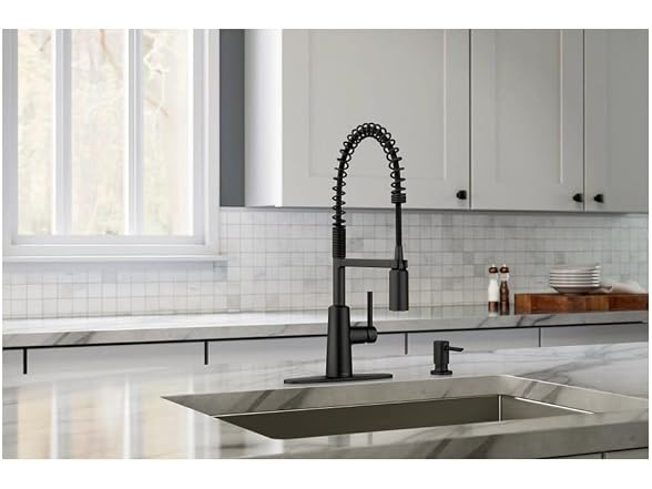 Moen Indi Spring Pulldown Sprayer Kitchen Faucet - Gallery 3