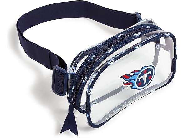 Vera Bradley NFL Titans Clear Belt Bag
