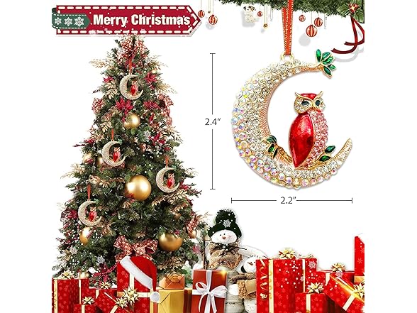 HEYINSHEN Owl Ornaments - Metal Owl