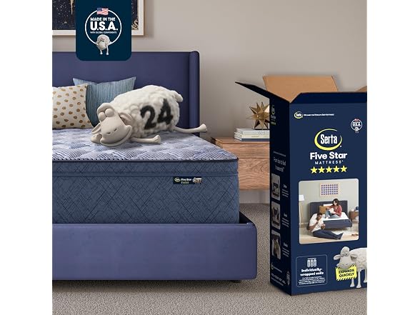 Serta Five Star Mattress Tranquility 16-Inch Plush Pillow Top
