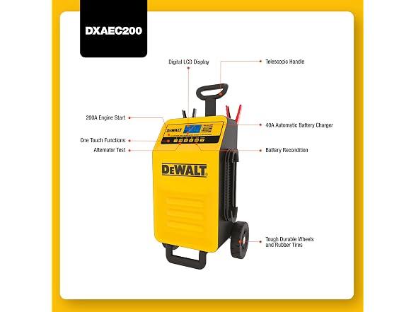 DeWalt DXAEC200 40A Battery Charger and Maintainer