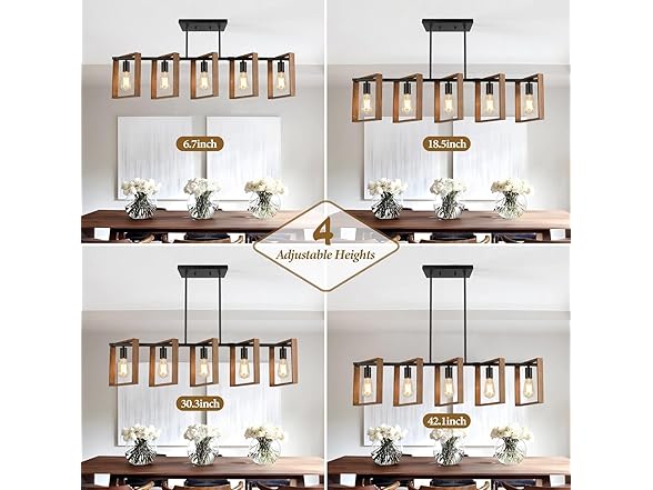 Brightever HX-3667-P5WDBK-1 Kitchen Island Lighting